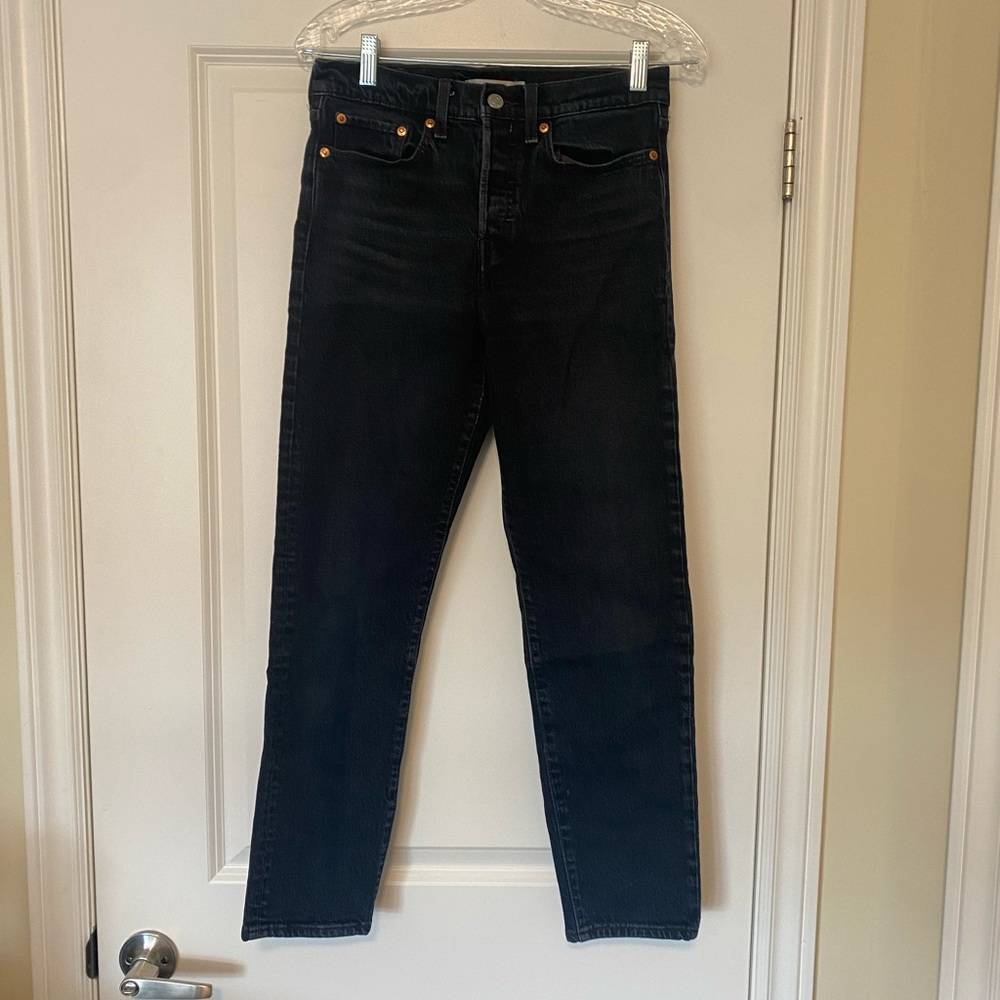 Levi’s Black Wash Wedgie Jeans